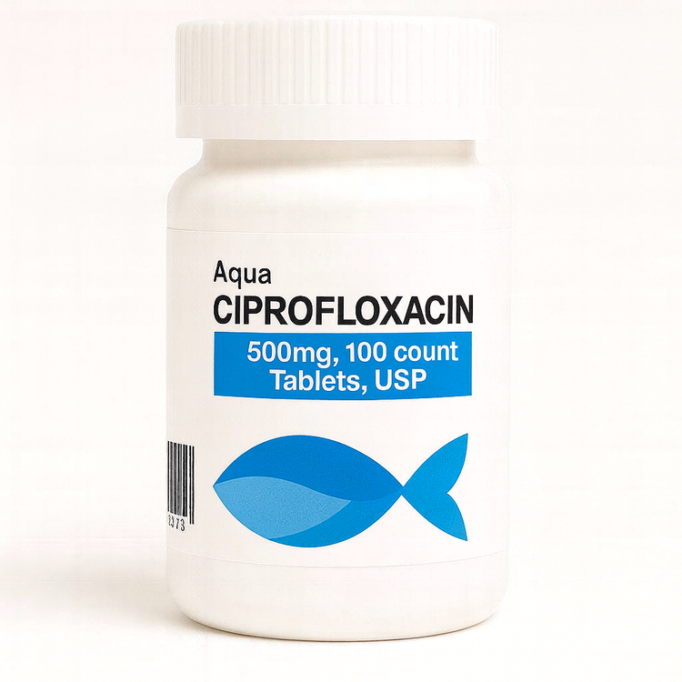 Aqua Ciprofloxacin 500mg 100 Tablets