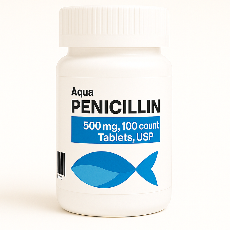 Aqua Pen - Penicillin 500mg 100 Tablets