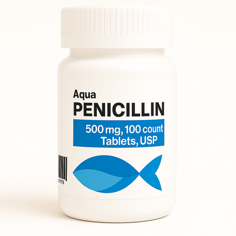 Aqua Pen - Penicillin 500mg 100 Tablets