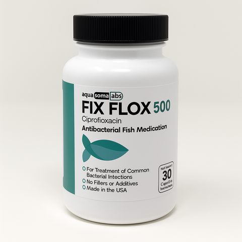 Fish Flox - Ciprofloxacin 500mg 30 Capsules