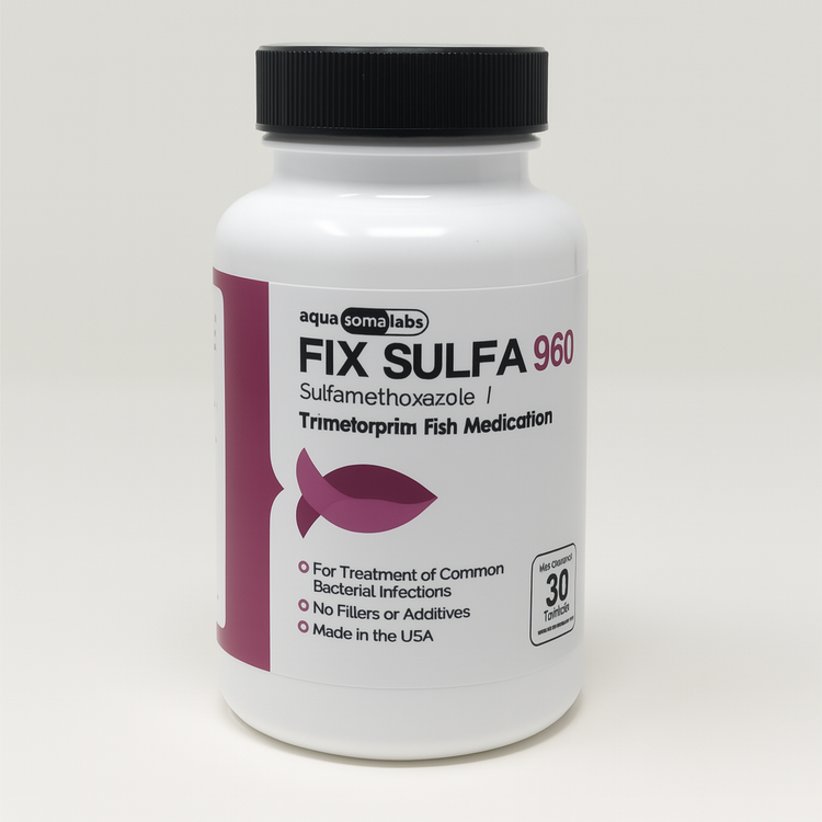 Fish Sulfa - Sulfamethoxazole/Trimethoprim 960mg 30 Tablets