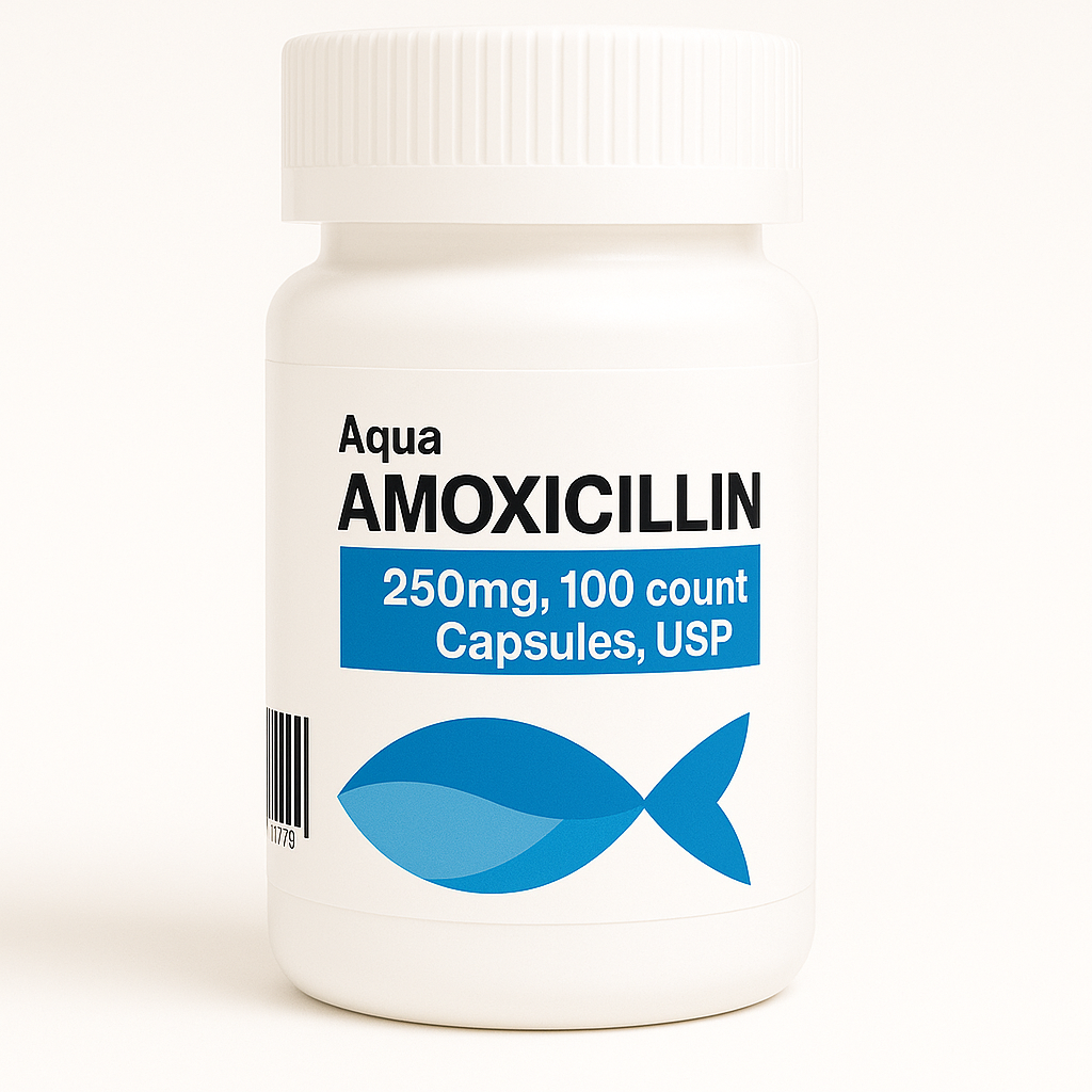 Aqua Mox 250mg 100 Capsules 