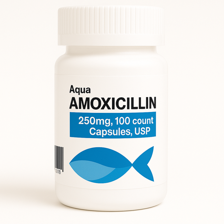 Aqua Mox 250mg 100 Capsules 