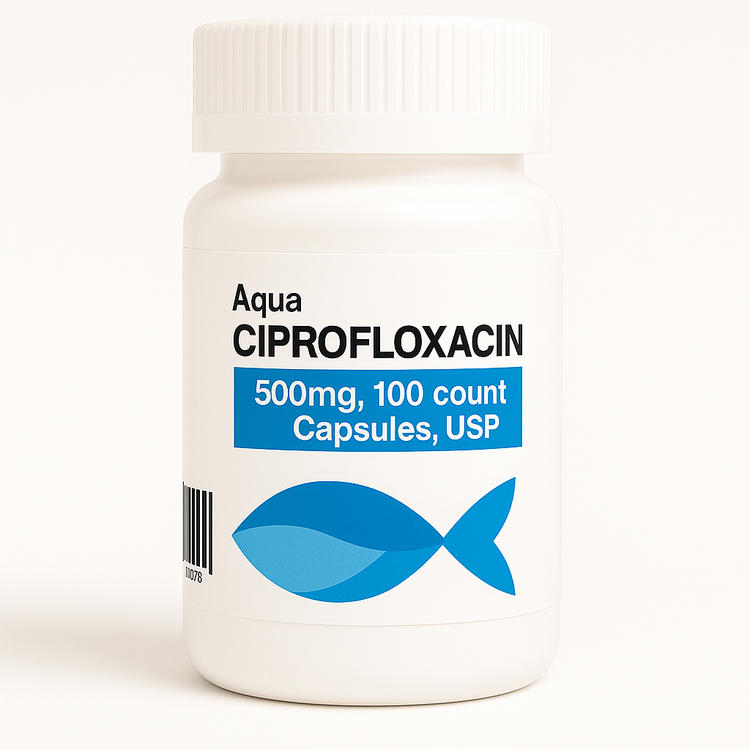 Fish Ciprofloxacin 500mg 100 Capsules – Thomas Labs Quality Antibiotic 