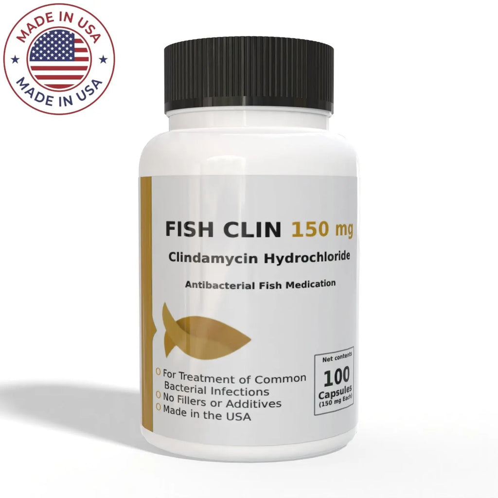 Thomas labs Fish Cin Clindamycin 150mg Capsules (100 Count) - Thomas labs fish antibiotics