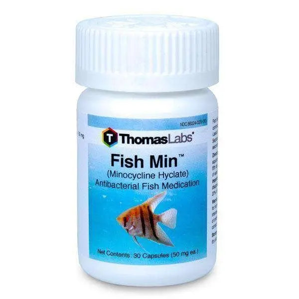 Fish Min - Minocycline 50 mg Capsules (30 Count) (DISCONTINUED) - Thomas labs fish antibiotics