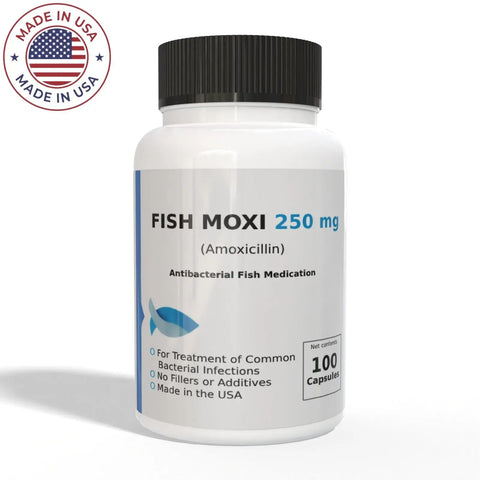 Thomas Labs Fish Antibiotics Amoxicillin 250mg 100 Capsules - Thomas labs fish antibiotics