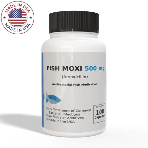 Fish Mox Forte (Amoxicillin) 500mg 100 ct - Thomas labs fish antibiotics