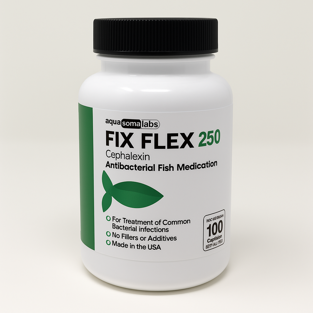Fish Flex - Cephalexin 250mg 100 Capsules 
