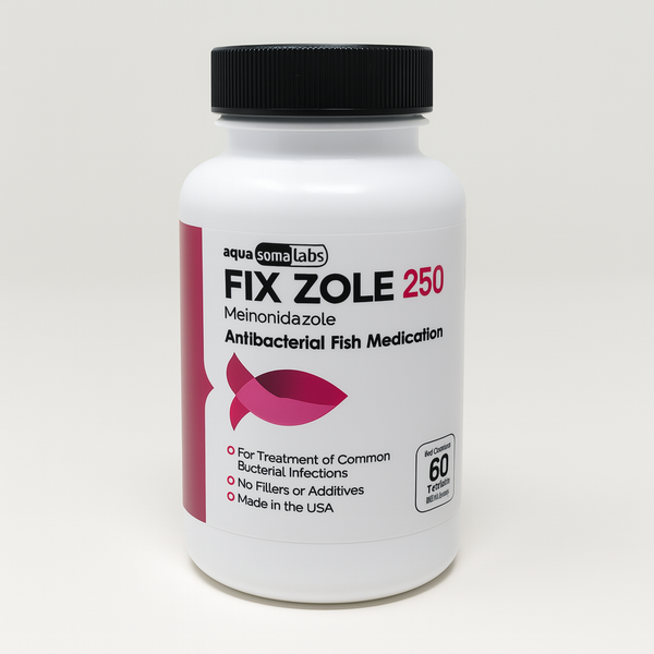 Fish Zole - Metronidazole 250mg Tablets (60 Count) 