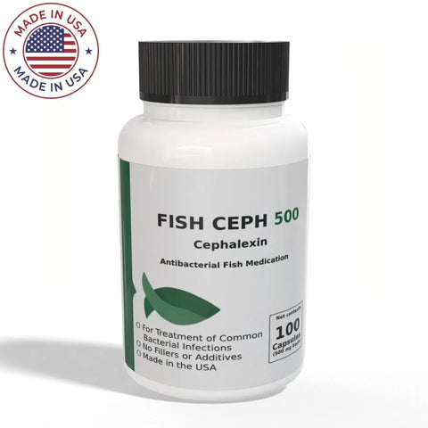 Thomas Labs Fish Flex Forte - Cephalexin 500mg 100 Capsules - Thomas labs fish antibiotics