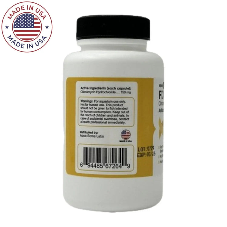 Thomas labs Fish Cin Clindamycin 150mg Capsules (100 Count) - Thomas labs fish antibiotics