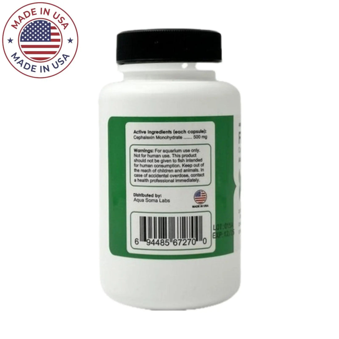 Fish Flex Forte - Cephalexin 500mg 30 Capsules | Aquarium Antibiotic ...