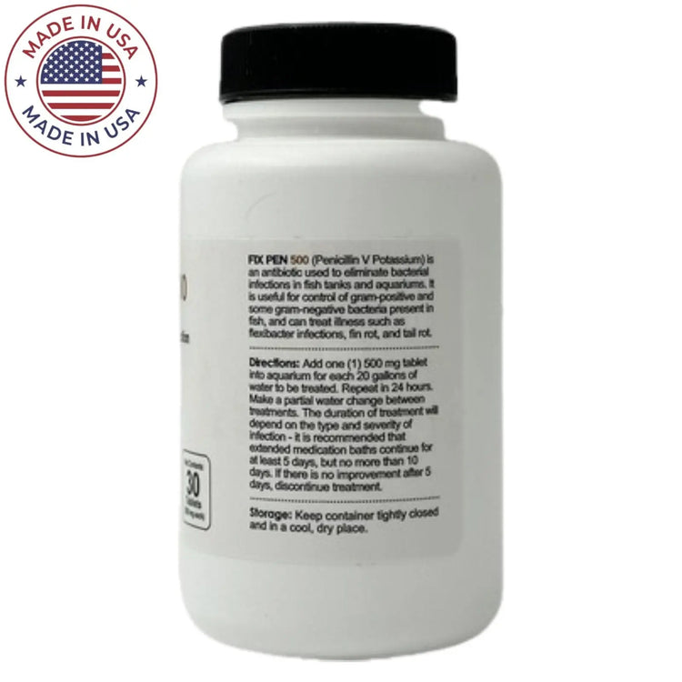 Fish Penicillin - Fish Pen 500mg Tablets (30 Count) By Thomas Labs - Thomas labs fish antibiotics