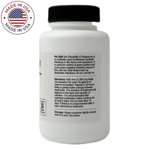 Fish Penicillin - Fish Pen 500mg Tablets (30 Count) By Thomas Labs - Thomas labs fish antibiotics